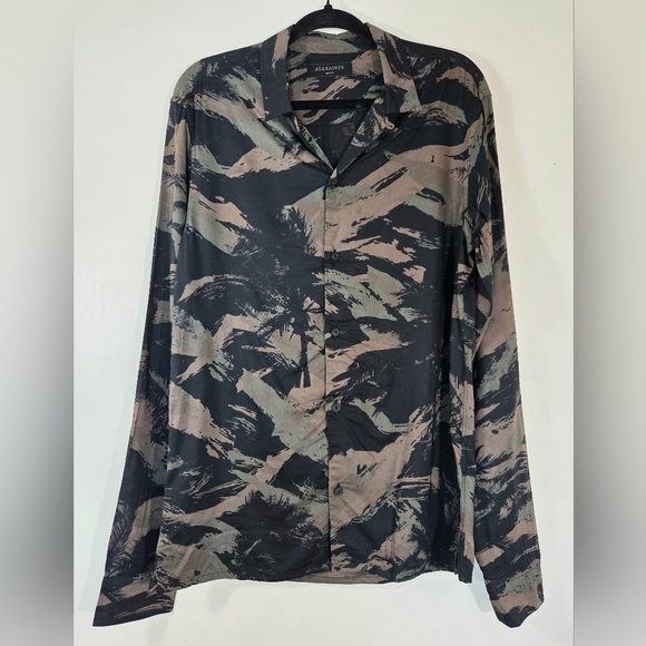 All Saints Tops - ALLSAINTS WESTPOINT LS BUTTON UP SHIRT.